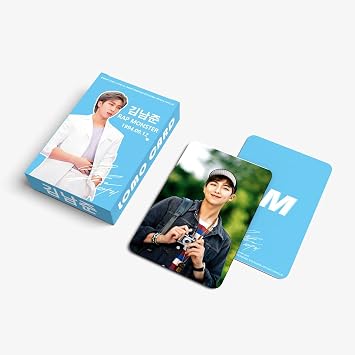 55 Pieces Bangtan Boys Jungphoto Cards BTS Junglomo Cards Bangtan Boys BTS Album Lomo Cards/Rm