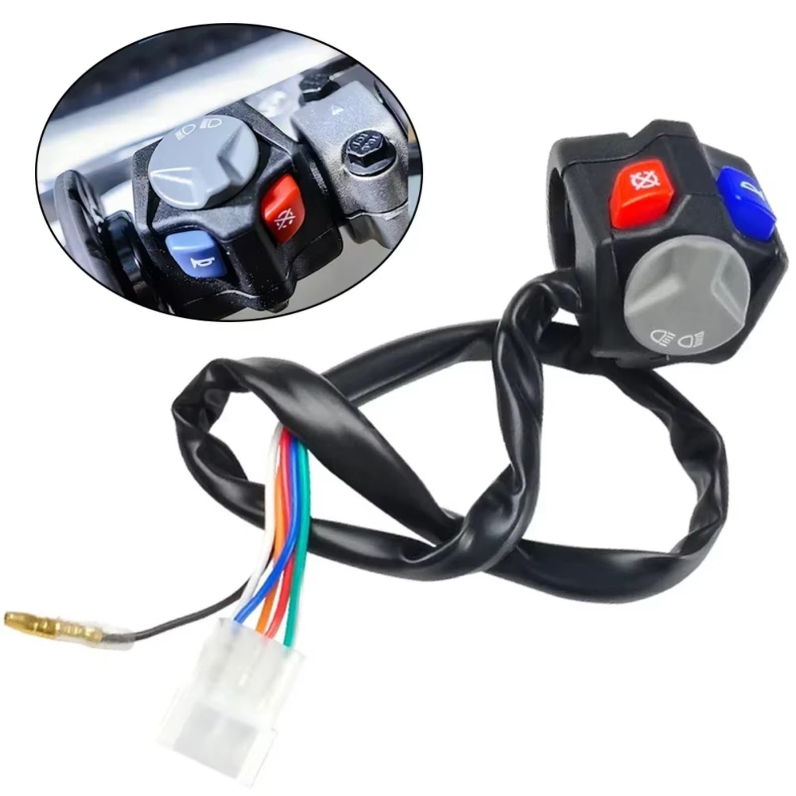Para FE450 Interruptor Manillar Motocicleta (izquierda)