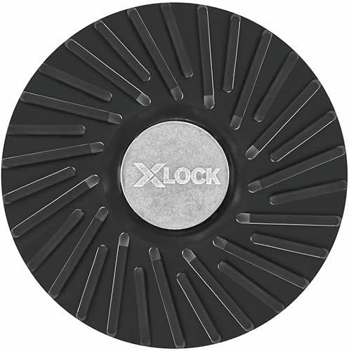 Bosch MGX0600 Almohadilla de respaldo X-LOCK de 6 pulgadas con clip X-LOCK - dureza media