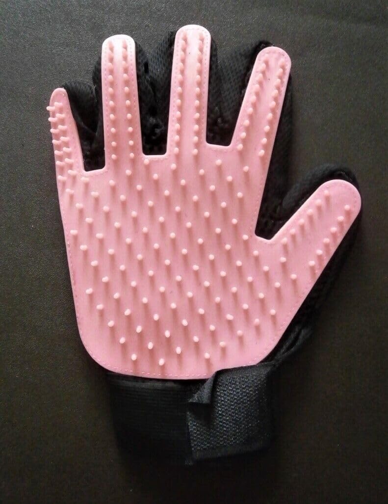 Pet Grooming Glove, Bathing Brush Glove, Cat Dog Grooming Bath Magic, Pet Hair Remover, Mitt Fur Cleaning Comb Brush - Image 4