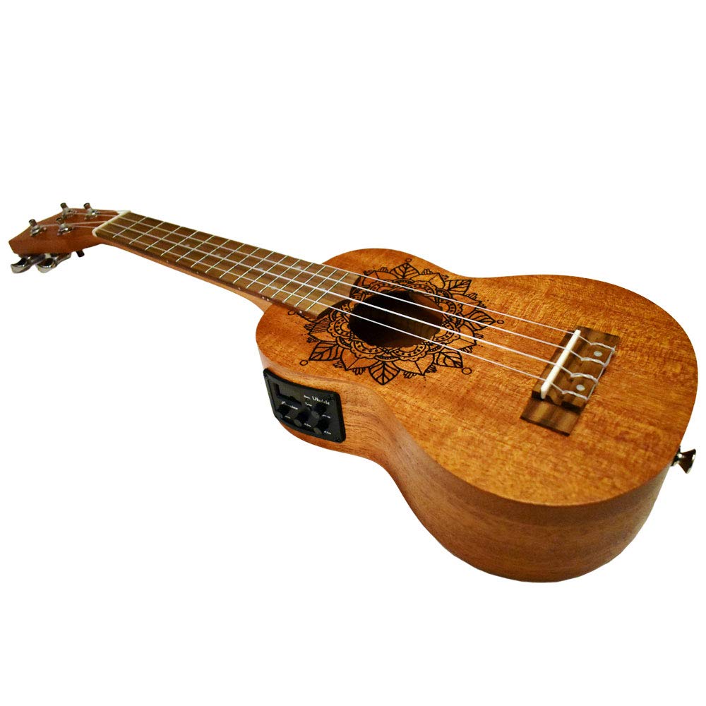 Amazon.co.jp: Bamboo バンブー ウクレレ プリアンプ チューナー搭載  