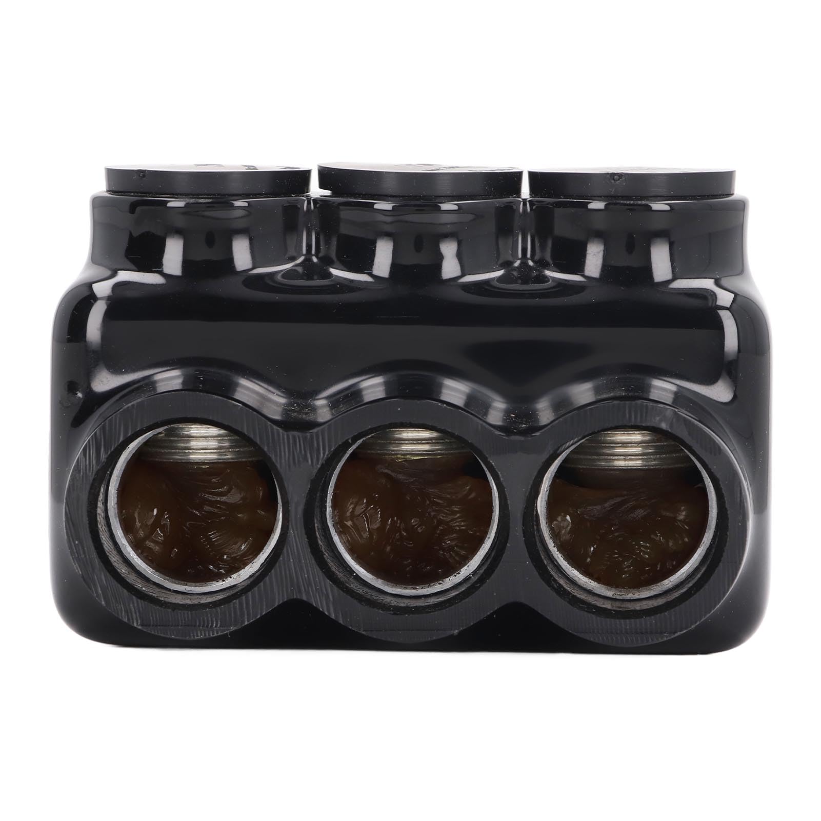 Tissting Conector de cable aislado de 3 puertos - Conector de empalme múltiple para cables de cobre y aluminio, tamaño 3/8 pulgadas, recubrimiento de vinilo, certificación UL