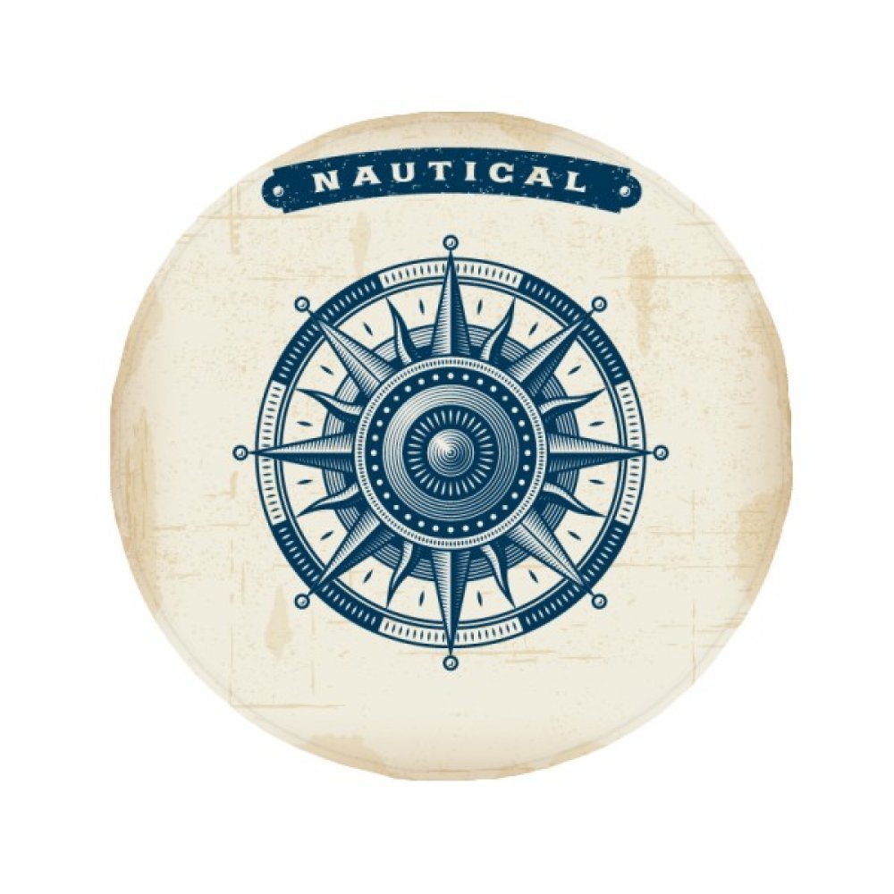 Boussole militaire tapis de pet rond en polyester filé multicolore haute résistance 50cm