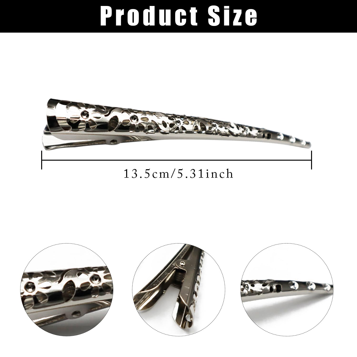 ZEACCT 4-Piece Duckbill Hair Claw Set - Image 2