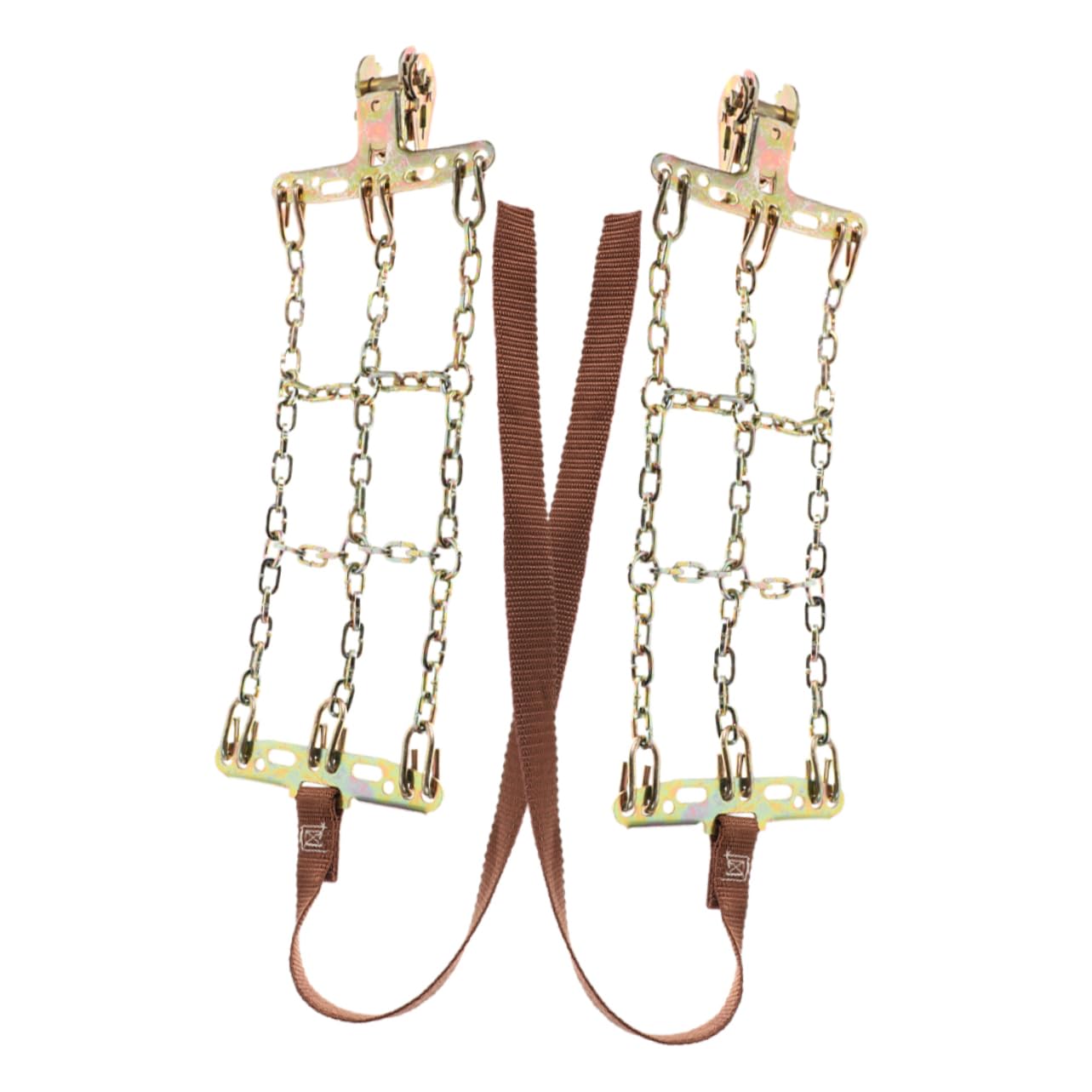 Cabilock Emergency Car Snow Chains for Ice 2 Pack Tire Chain Set for Suvs Pickup Trucks