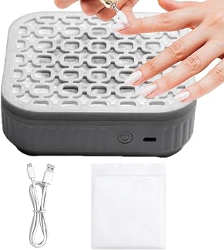 Nail Dust Collector 5500RPM Portable Duster with Filter
