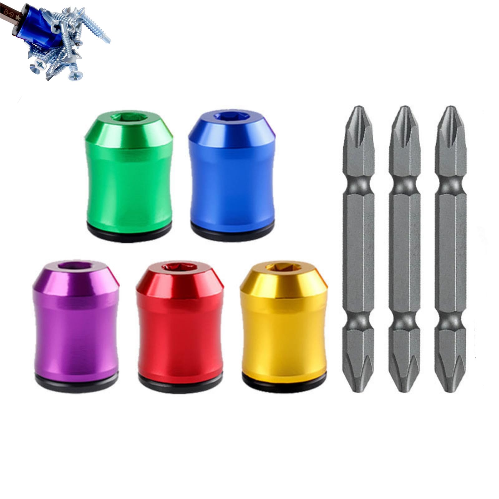 Magnetic Screwdriver Ring - Strong Grip! -1