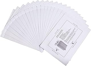EVNSIX 20Pack Paper Shredder Lubricating Shredder Sheets Lubricant Sheets