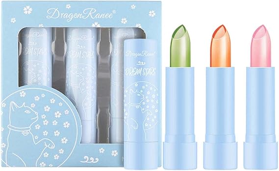 Amazon Co Jp 口紅 安い 口紅 落ちない 人気 モイスチャライジング リップティント 長持ち リップスティック セット3pcs リップバーム 変色 魔法温度変化カラー かわいい 安い 保湿 韓国コスメ リップマスク カラーグロス Sns 話題 パステルカラー Fanhera ビューティー