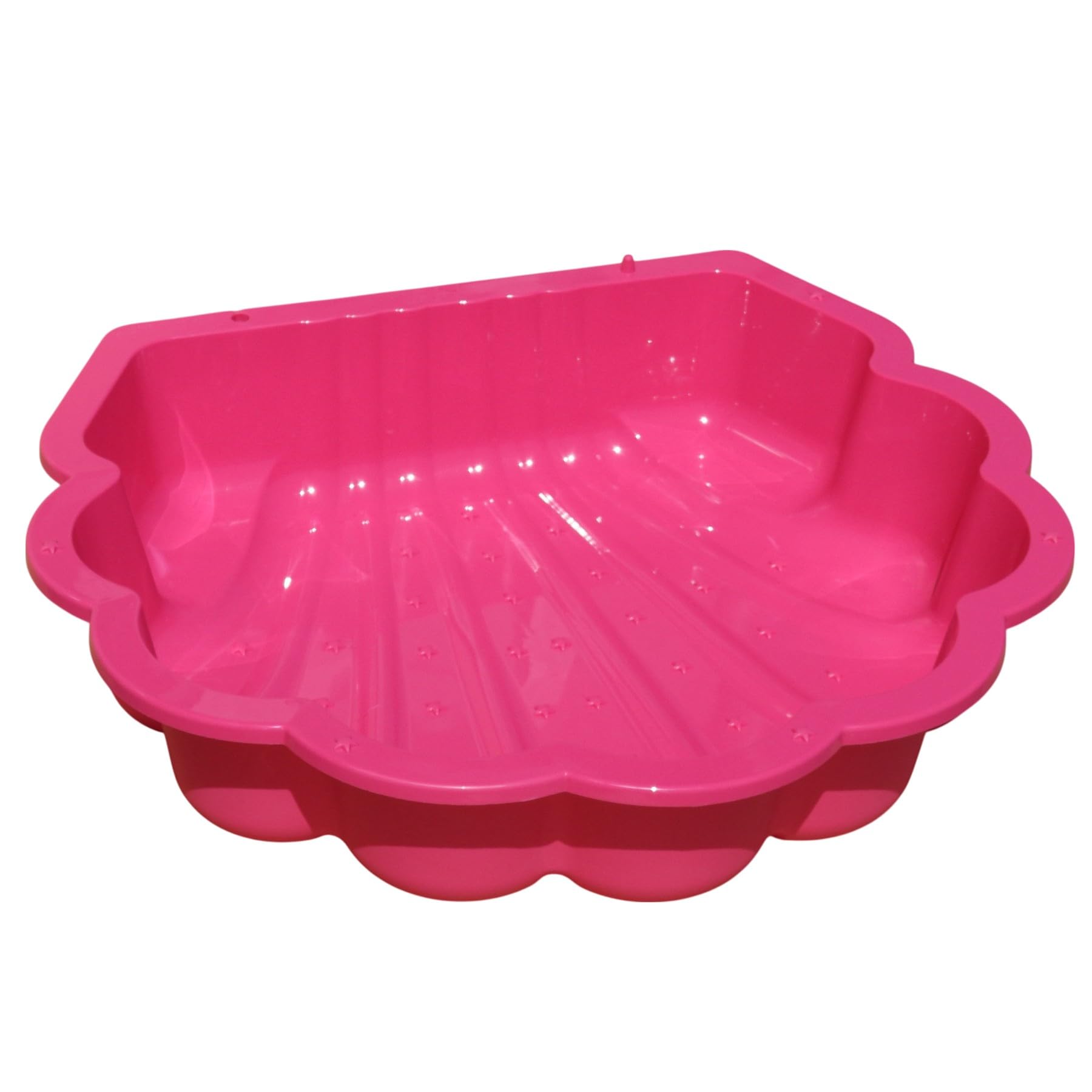 Juego de 2 conchas de arena y agua para niños – rosa y turquesa – arenero exterior y piscina infantil – juguete resistente para jardín y terraza – a partir de 18 meses