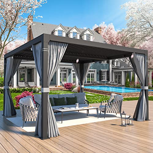 MELLCOM Louvered Pergola 10x10
