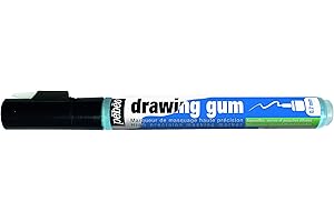 Pebeo Drawing Gum Marker for Preserving Highlights and Creating Sharp Lines