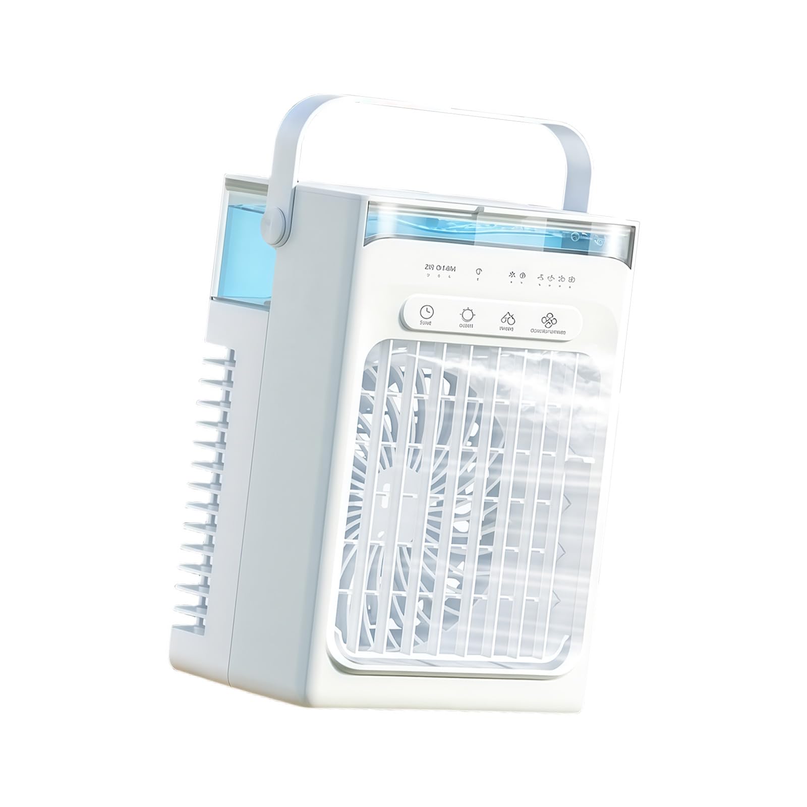 Uqezagpa Regular Styles Multifunctional Humidifying Fan With Technology Fast Cooling Safe Misting Fan Texture Desktop Air Refrigerator