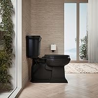 Vista 7 de KOHLER 4636-RL-7 Cachet ReadyLatch - Asiento de inodoro alargado de cierre lento, asiento de inodoro de cierre suave con tapa silenciosa, topes