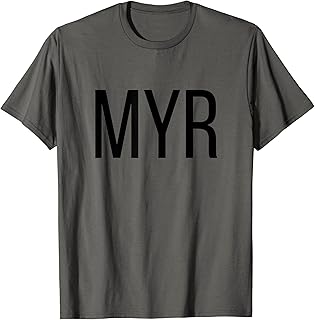 MYR Myrtle Beach South Carolina Airport Code Lists MYR T-Shirt for Men Women Kids