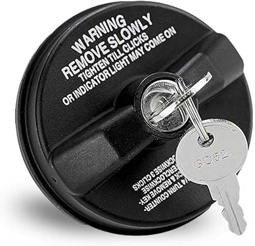 Tapa de Gas con Cerradura, Tapa de Tanque de Combustible con Cerradura, Tapa de Combustible con Llave, 77300-47020, 10504 Accesorios para Automóvil,