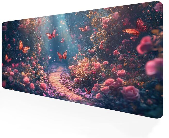 Tapis de souris antidérapant XXL pour éviter les glissements de clavier sur le bureau