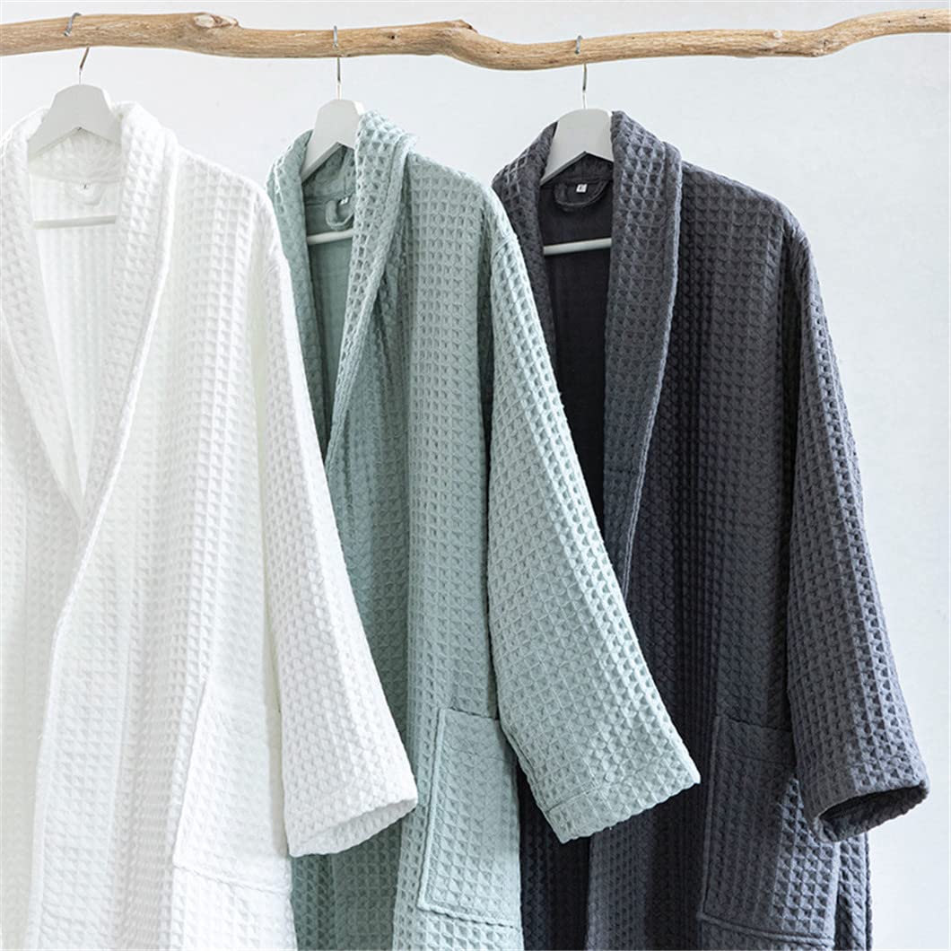 keusyoi Męski japoński styl bawełniane kimono szlafroki unisex miękki szlafrok kąpielowy damski szlafrok nocny bielizna nocna męski na co dzień domowy szlafrok