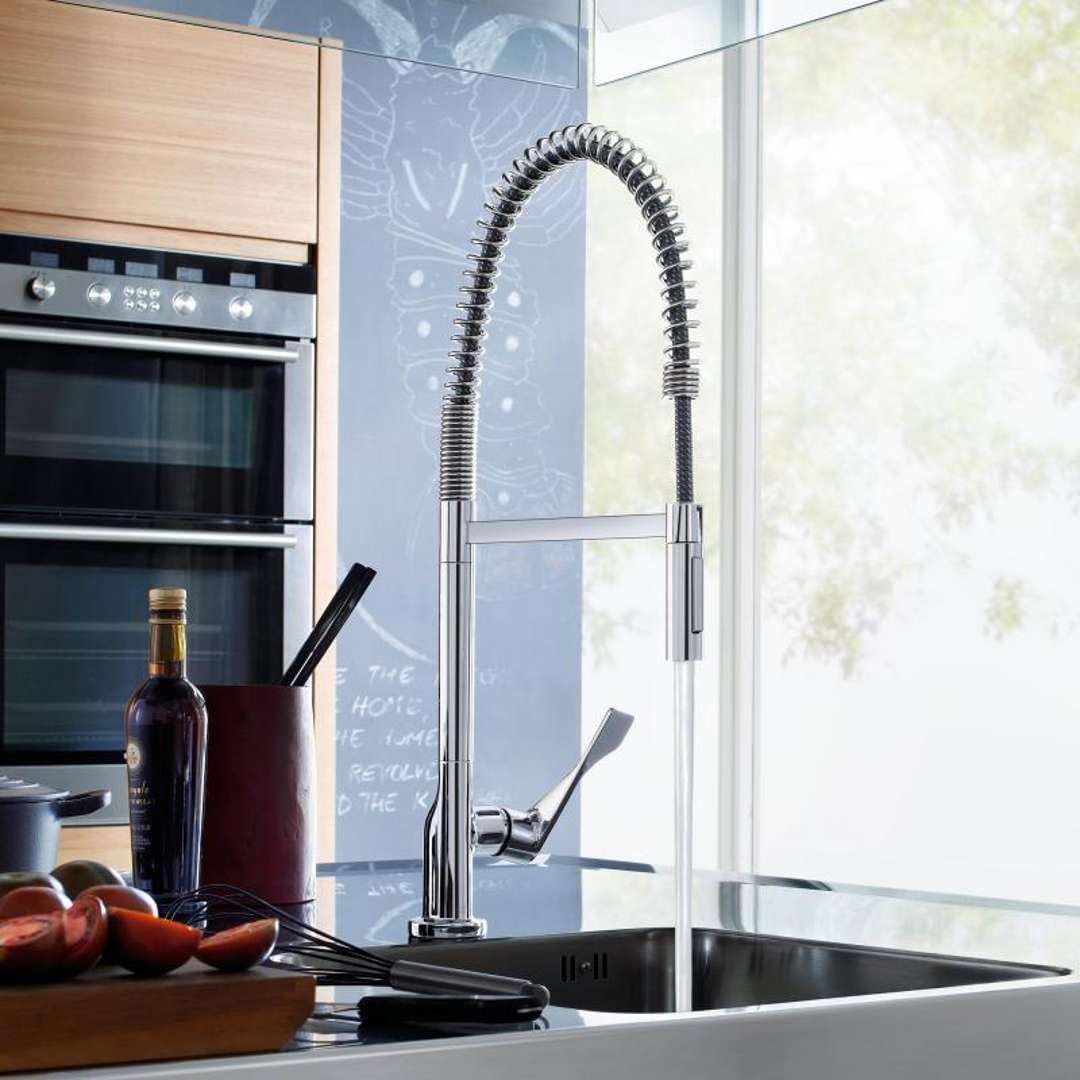 Kitchen tap Hansgrohe Axor Citterio Semi Pro 39840000 Chrome
