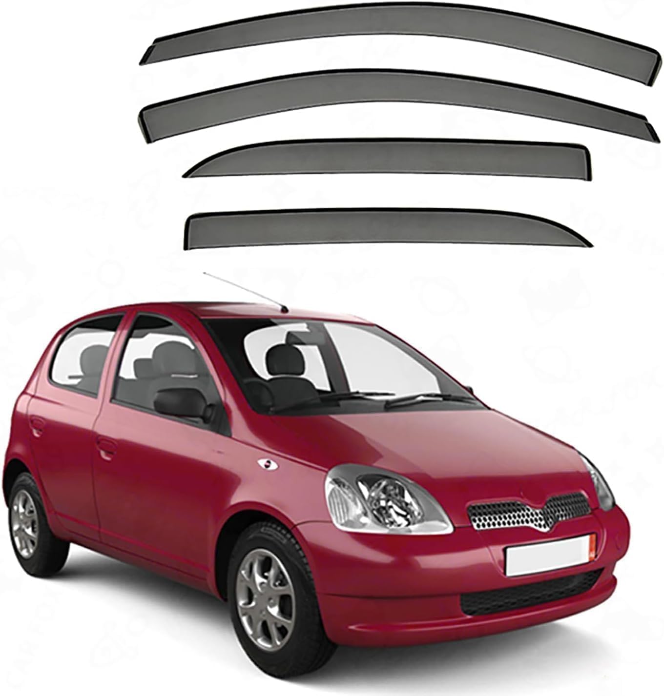 Toyota Yaris  (MK1) Hatchback 1999 - 2006 Aero Flat Wiper Blades