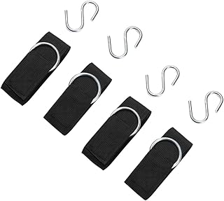 INOOMP 1 Conjunto De Corda De Rede Balanços Ao Ar Livre Rede Resistente Balanço De Árvore Cintas De Suspensão De Balanço Cordas De Náilon Cordas De Náilon Alças De Rede Para Árvores