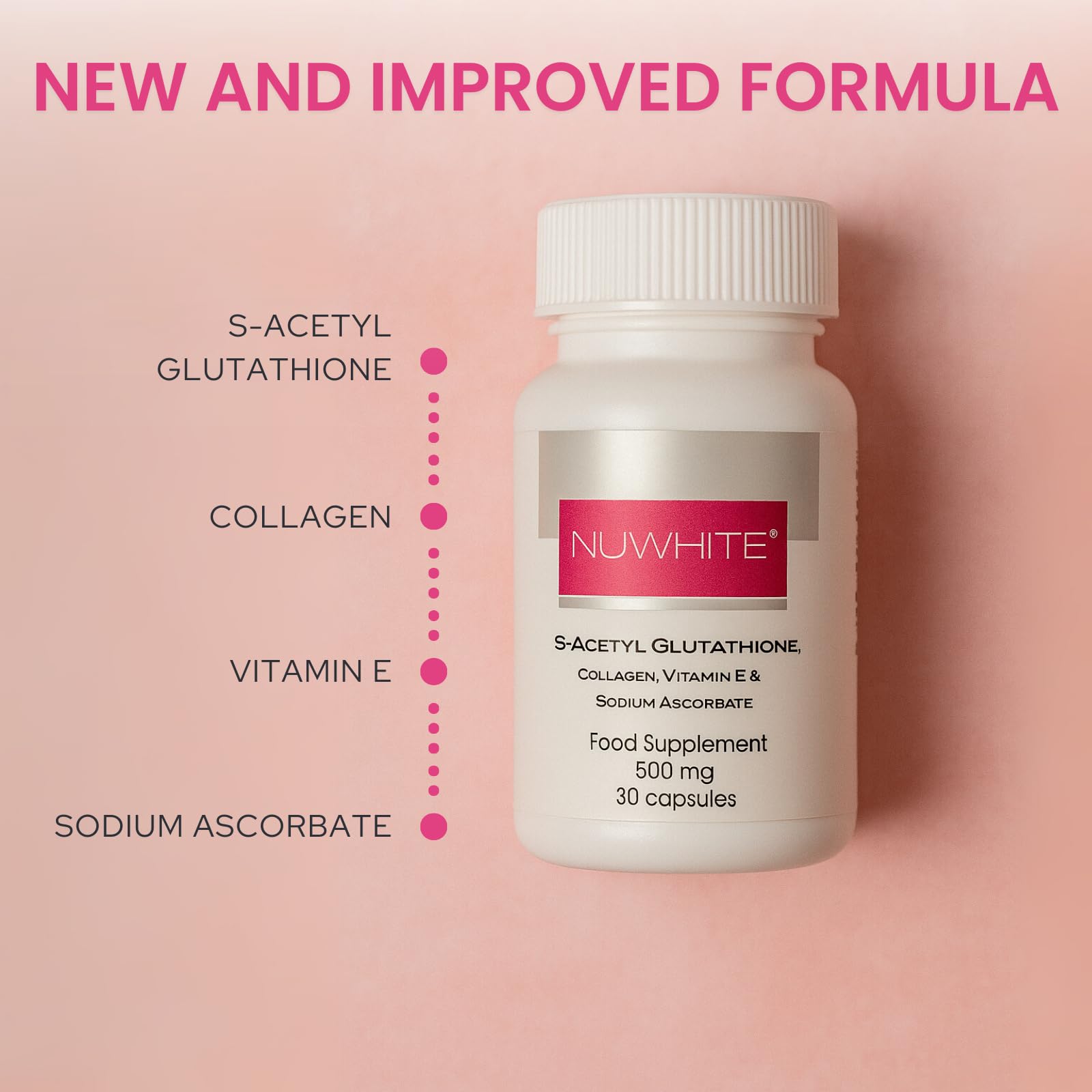nuwhite premium glutathione The secret to a powerful glow? It's all in the formulation! When it comes  to your skin, “good enough” isn't enough. You deserve a powerful  formulation that actually works. Nuwhite remains as main image 0
