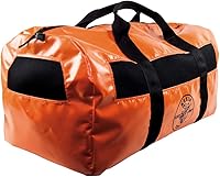 Vista 2 de Klein Tools Bolsa de lona 5216V, resistente al agua, con paneles de malla y agujeros de drenaje, se puede llevar como una mochila