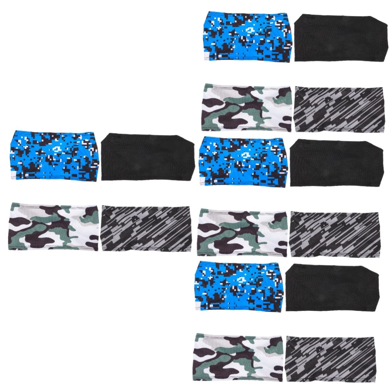 Yardwe Bande De Sueur Bandana Bandeau Headband Bande De Cheveux Élastiques À Cheveux Bande pour Hommes Fourniture De Yoga Bandes Anti-Transpiration Respirantes Polyester