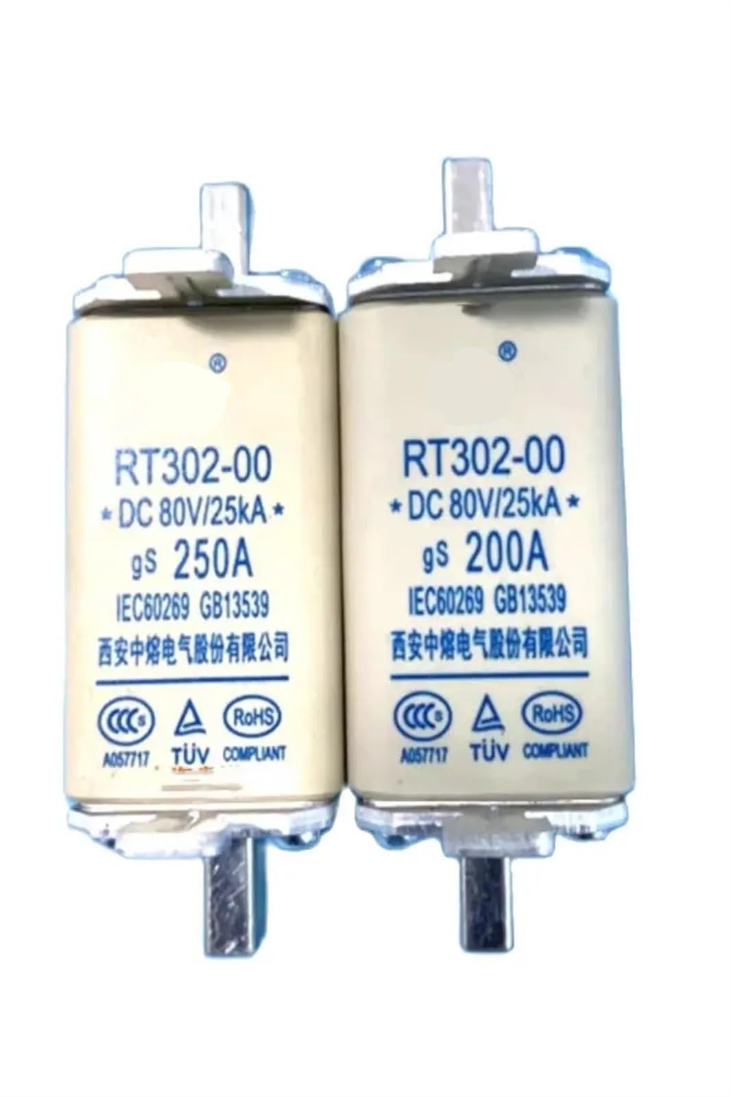 Fusible de protection CC RT302-400A évite les pannes de court-circuit