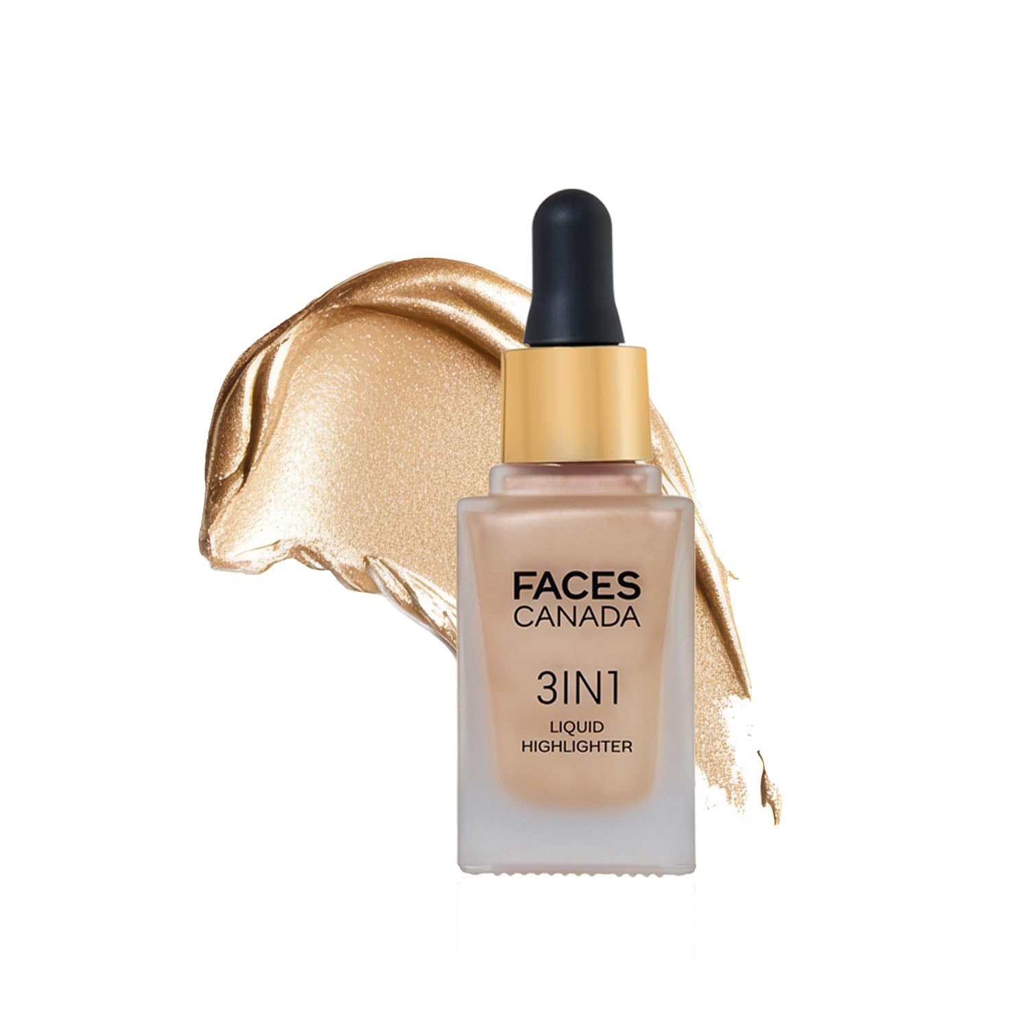 FACES CANADA 3 in 1 Liquid Highlighter – Bronze 02, 18ml | Primer | Highlighter | Strobe Serum | Luminous Finish | Lightweight Formula | Hydrating | Long Lasting Glow | Easily Blendable-picture-44
