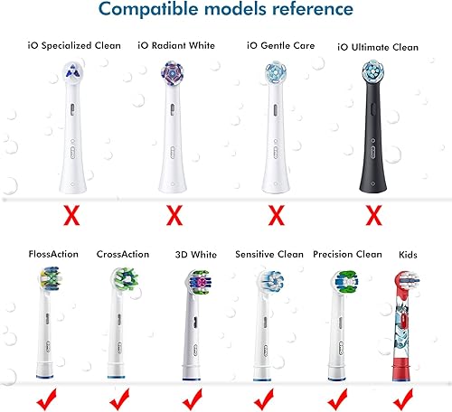 Miniatura 6 de Soporte eléctrico para cepillos de dientes con 1 ranura para soporte de carga y 2 soportes para cabezal de cepillo de dientes + 4 fundas para