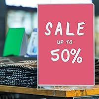 Vista 6 de Protectores de hojas de plástico duro de 11 x 17 pulgadas, protectores de impresión rígida de menú, protectores impermeables para certificados