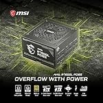 MSI MAG A750GL PCIE5, Fully Modular Compact Gaming 750W Power Supply, 80+ Gold, ATX 3.1 & PCIe 5.1 Ready, Native Dual-Color 12V-2x6 Cable, 10 Year Warranty - Image 5
