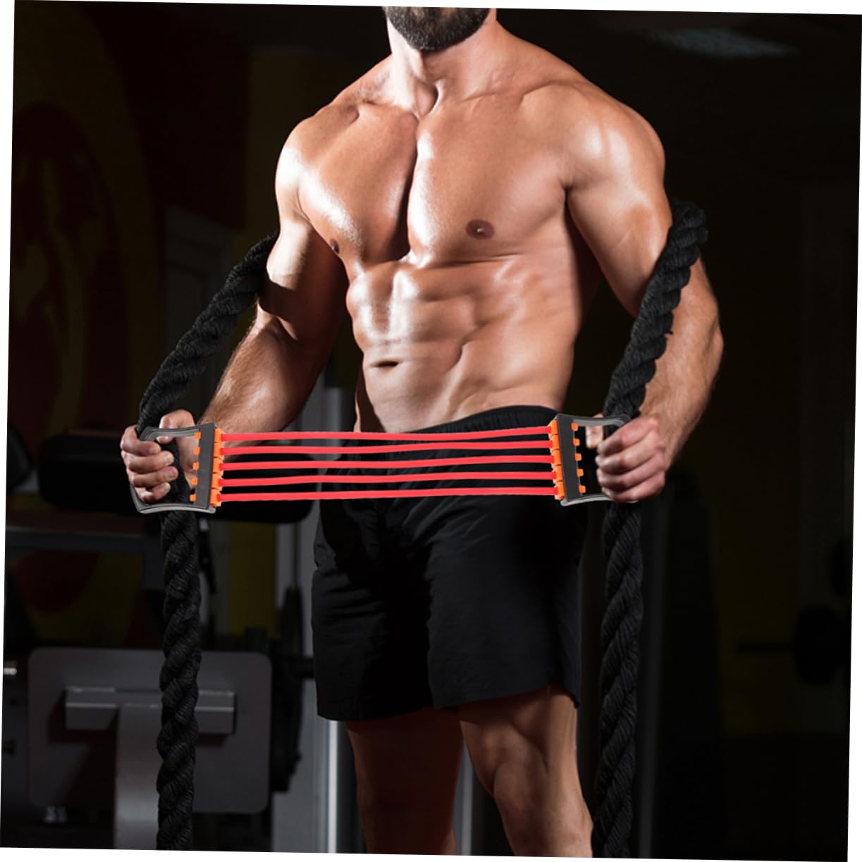 Estrattore accessori palestra fasce elastiche cinghia elastica per esercizi banda della macchina per cavi corda elastica per il fitness fascia elastica portatile tpe