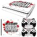 Sony PS4 Playstation 4 Slim Skin Design Foils Faceplate Set - PAAC Motif
