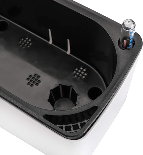 Miniatura 3 de Fasmov Paquete de 2 macetas rectangulares de riego automático con indicador de nivel de agua, caja de jardinería de ventana de 16 x 5.5 pulgadas,