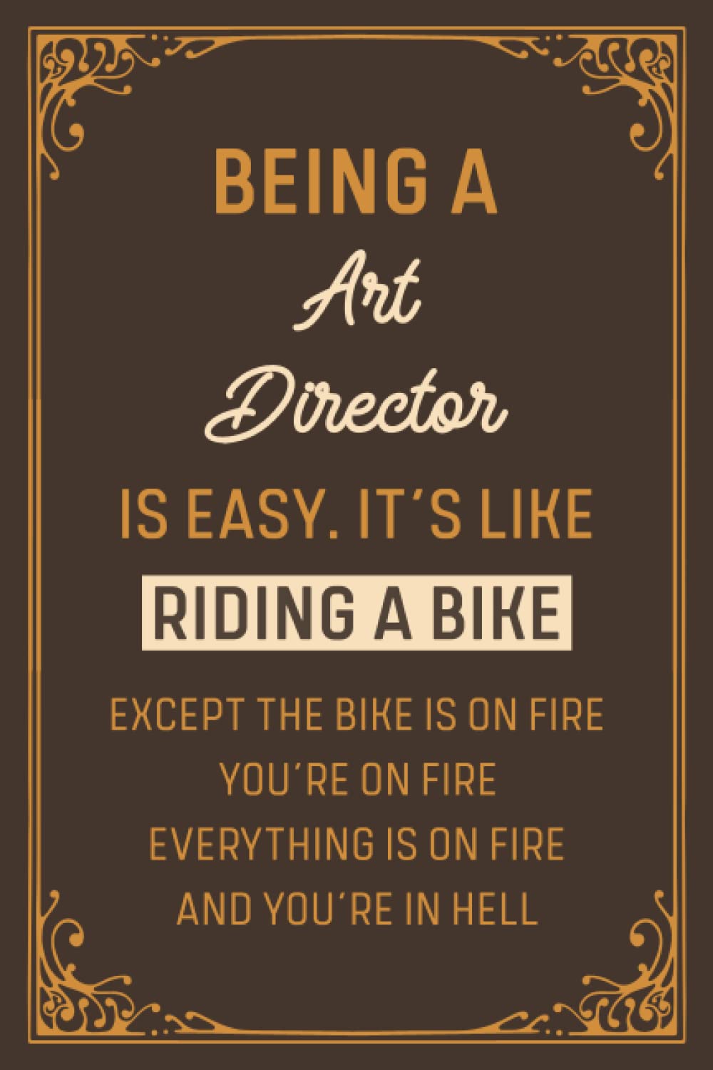 Art Director: Unique and Personalized Notebook Idea for Art Director |100 6x9 Pages Journal Employee Team Appreciation Gift for Art Director | Class Office Gag Gifts for the best Art Director.