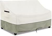 Vista 14 de Funda para sofá de 3 plazas para patio, funda para sofá para exteriores de hasta 76 pulgadas de ancho x 32.5 pulgadas de profundidad x 33 pulgadas