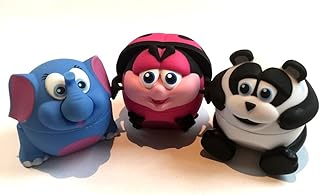 Mariquita, elefante y panda
