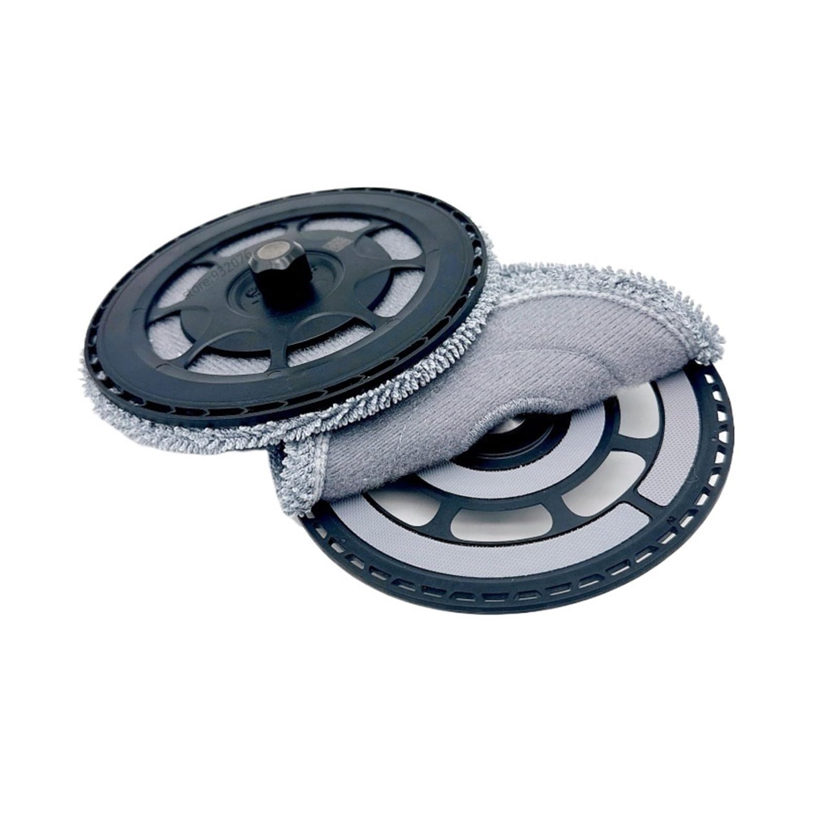 DLRBNDMGF Compatible For Roborock，Saros 10R / Z70 Mop Mount Robot Vacuum Cleaner Accessory Spare Parts(Mount add Mop 1pair)