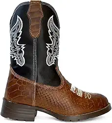 BotaTexana Infantil em Couro Legítimo Country Rodeio Vaquejada Kapell