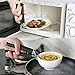 Amytalk 2Pack Black Bowl Clip Gripper Clips Retriever Tongs for Lifting Hot Dishs Bowl Pot Pan Plate from Instant Pot Microwave Oven Air Fryer, 304 Stainless Steel