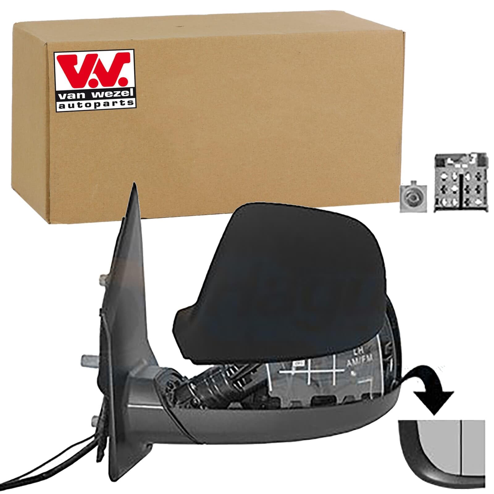 VAN WEZEL Specchio retrovisore esterno 5791805