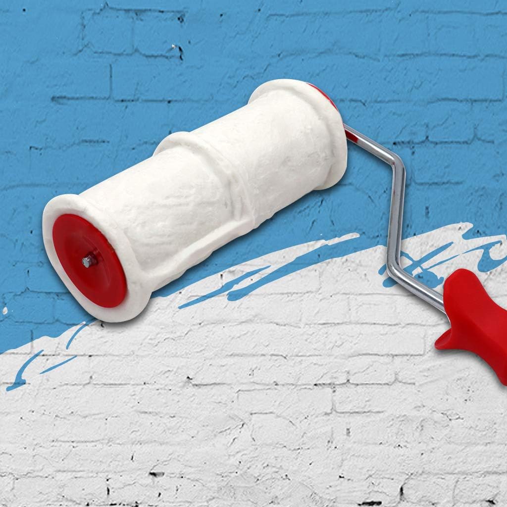Brick Roller, Pattern Paint Roller Polyurethane Tool Environmental for Stamp Painting Decorative Cylinder Tools Imitate