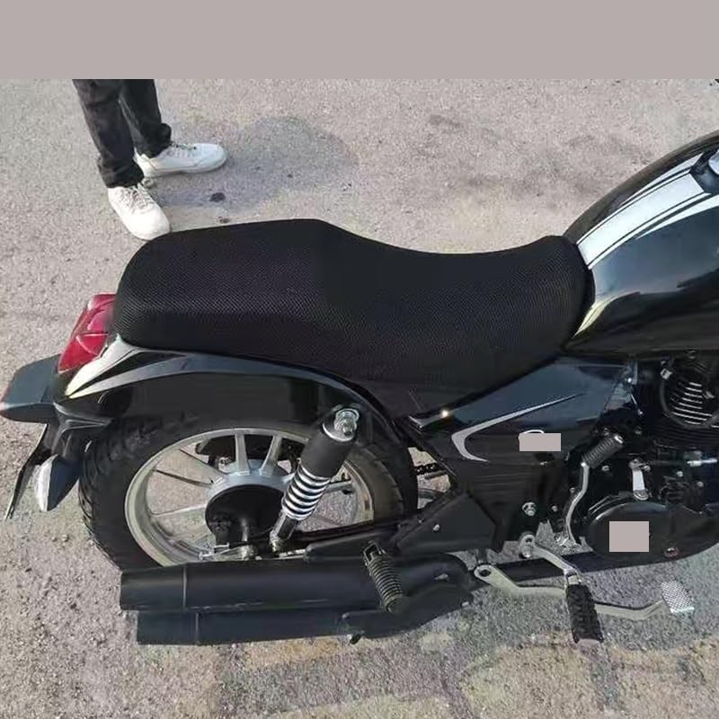 Funda de malla para asiento de moto transpirable y cómoda 6