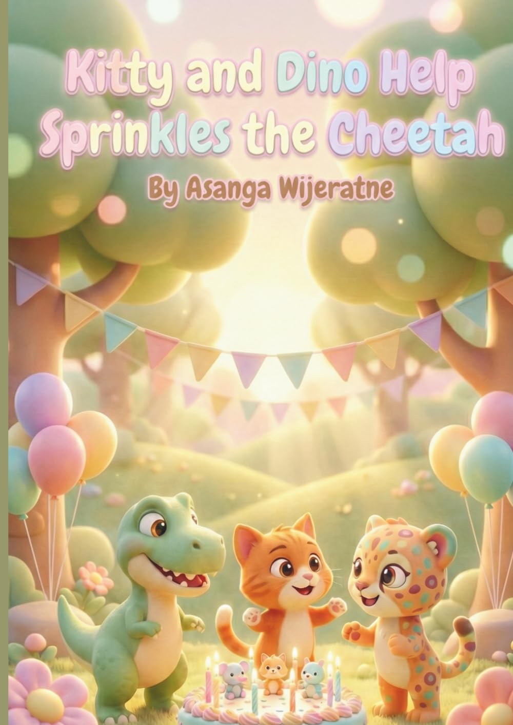 Kitty and Dino Help Sprinkles the Cheetah: A Heartwarming Story About Making Friends, Kindness, and Belonging for Kids Ages 3–6 (Magical Tales of Kitty and Dino)