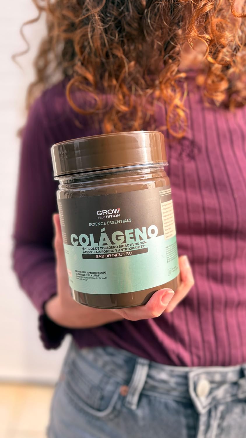 Grow Wellness Lote Omega 3+ OMEGATEX 60 Cápsulas + Colágeno Neutro 300 g | VERISOL, Ácido Hialurónico, Biotina y Vitaminas