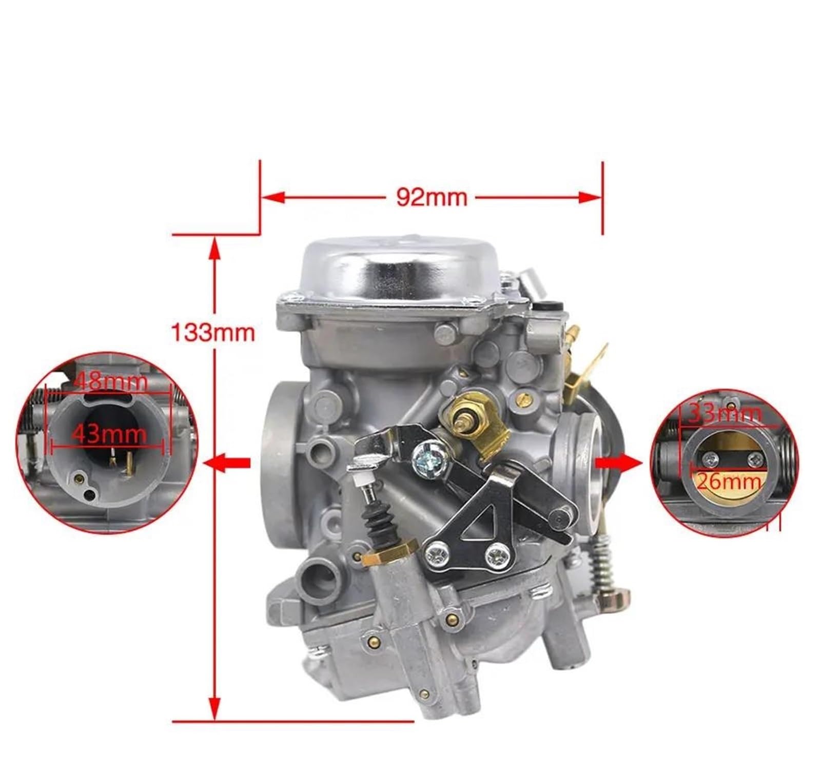 0 XV250 ヤマハ ビラーゴ ルート 1 用 ビラーゴ250 キャブレター 3DM