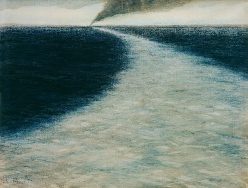 Impression d'art mural de prestige Léon Spilliaert tableau marine 60x90