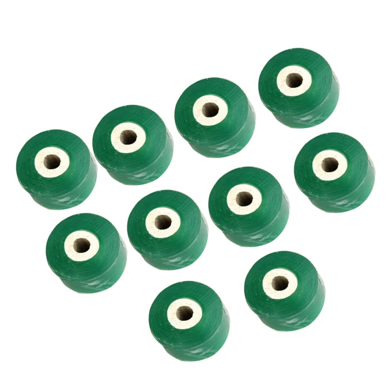 Ruban auto-adhésif élastique vert pour agriculture et paysage - Lot de 10 pièces